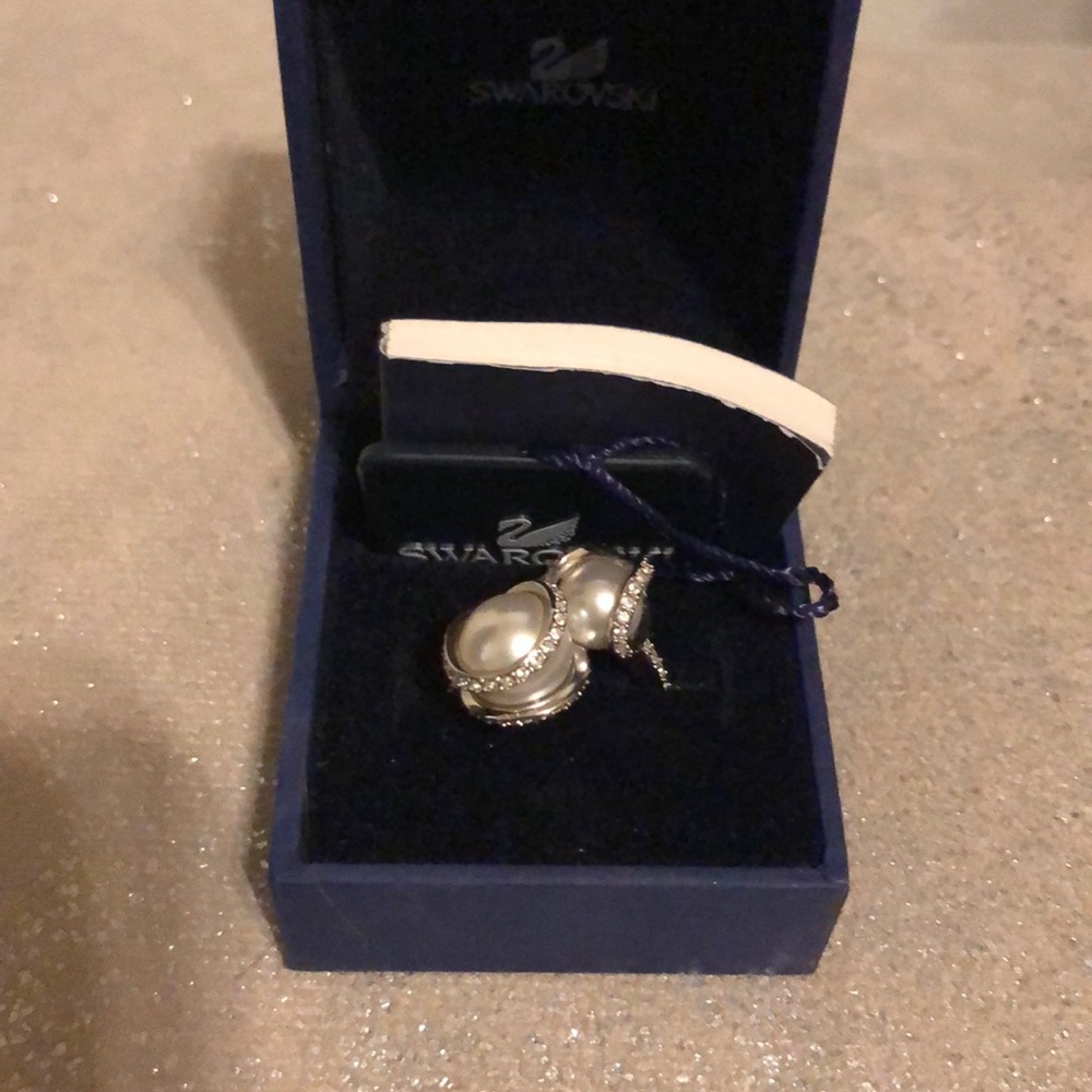 Swarovski double pearl ring size 52 - Picture 3 of 8